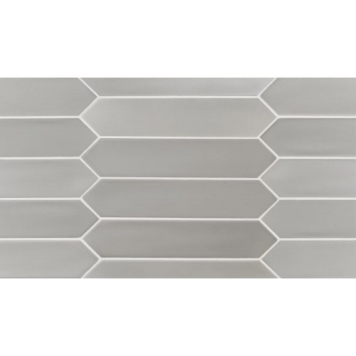 Equipe Lanse Настенная керамическая плитка Gray 5x25 глазурованный матовый