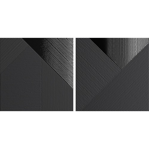 Italon Настенная плитка Terraviva Wall Project Декор Play Steel 30x30 глазурованный матовый