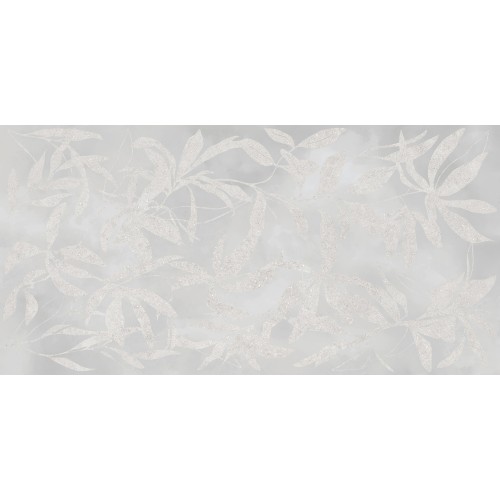 VitrA ArtWall Керамогранит Цветы Серый 60x120 натуральный