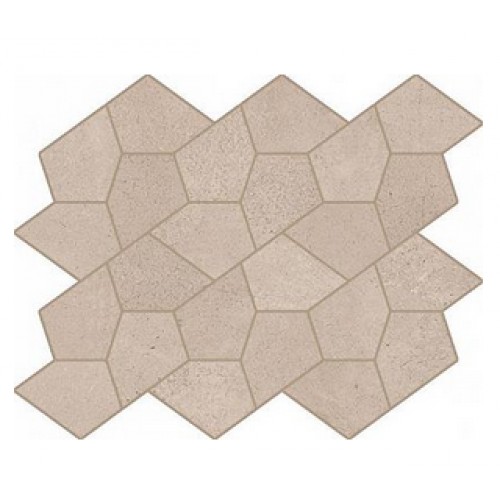 Italon Керамический гранит Eternum Мозаика Cream Mosaico Kaleido 27.6x35.6 натуральный