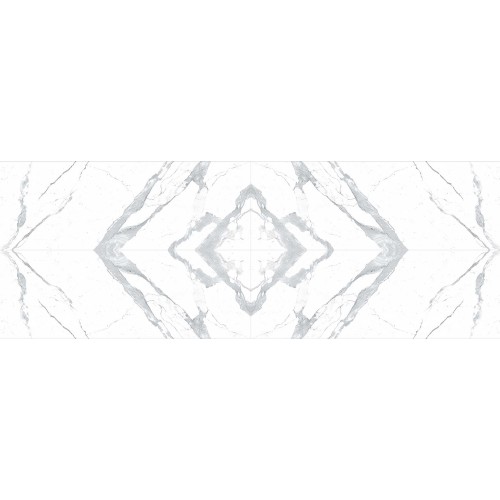 LAMINAM I Naturali Marmi Керамогранит Bianco Statuario Venato Lucidato Bookmatch face A 100x300 полированный
