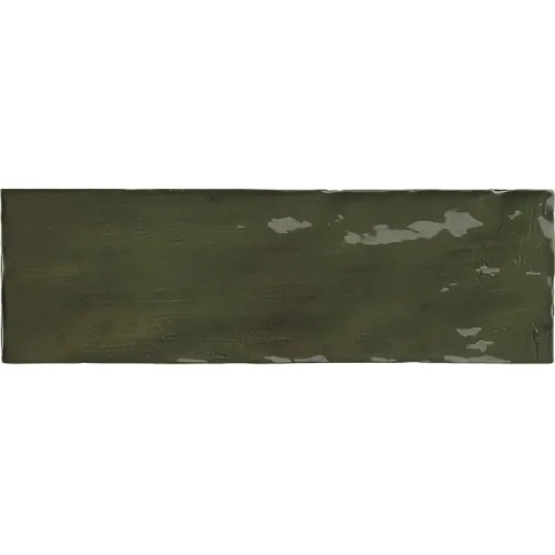 Equipe La Riviera Настенная керамическая плитка Botanical Green 6.5x20 глазурованный глянцевый