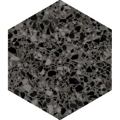 DNA Terrazzo Керамогранит Graphite 32x36.8 натуральный